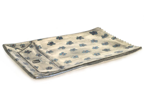 Large Plate with Floral Design #2