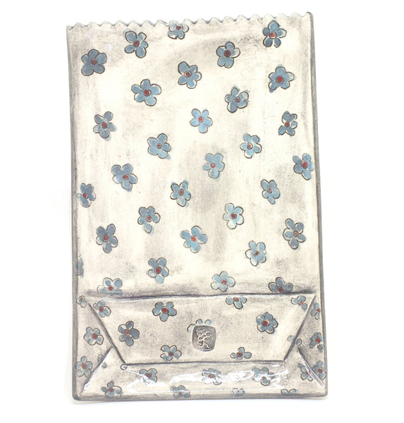 Large Plate with Floral Design #2
